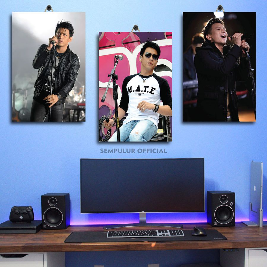 POSTER DINDING DAPUR ARIEL LUKMAN DAVID REZA UKI BAND NOAH 20X30 QA78I/N9PYQ/ PAJANGAN RUANG CUSTOM 