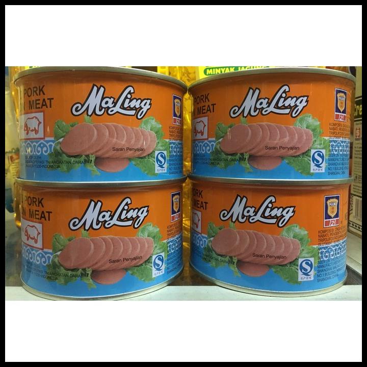 

Ma Ling Canned Pork Luncheon Meat Makanan Kaleng [397 G/ Non Halal]