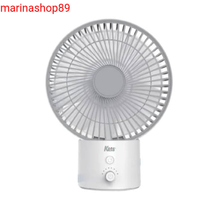 krisbow kipas angin portable_kipas angin rechargeable 5 watt putih