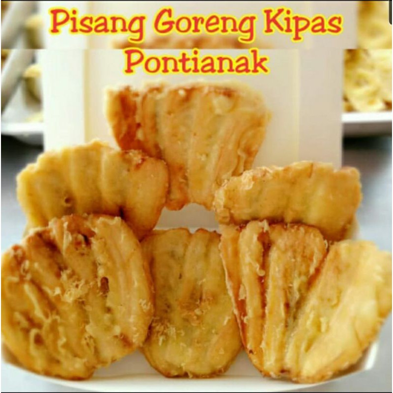 

pisang goreng kipas kalimantan pontianak isi 5