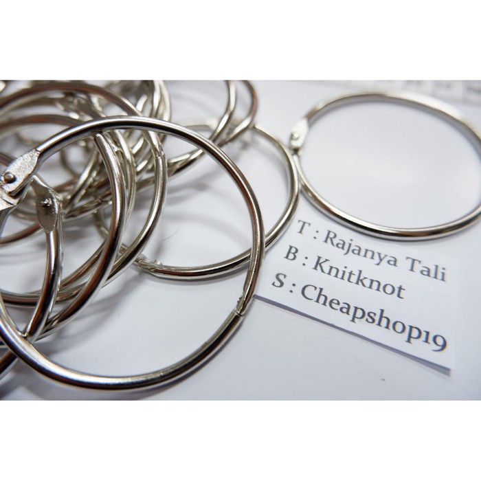 

Ring Binder 6 cm Bulat Buka tutup Scrap book 60mm