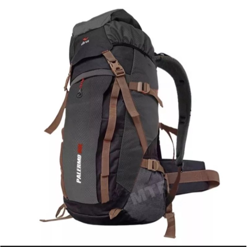 TAS RANSEL CARRIER//GUNUNG ELBRUS PALERMO 60LTR//MURAH BERKUALITAS//BONUS RAINCOVER