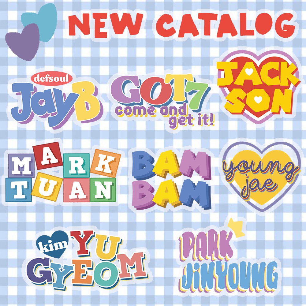 Keyring nama GOT7 (gantungan akrilik GOT7) - kulkit