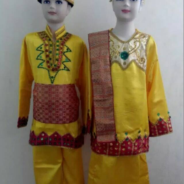 Baju adat gorontalo anak2 (.size L &amp; XL)