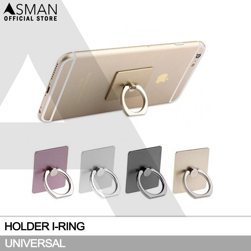 Asman Official - Holder Stan I-Ring Handphone Universal