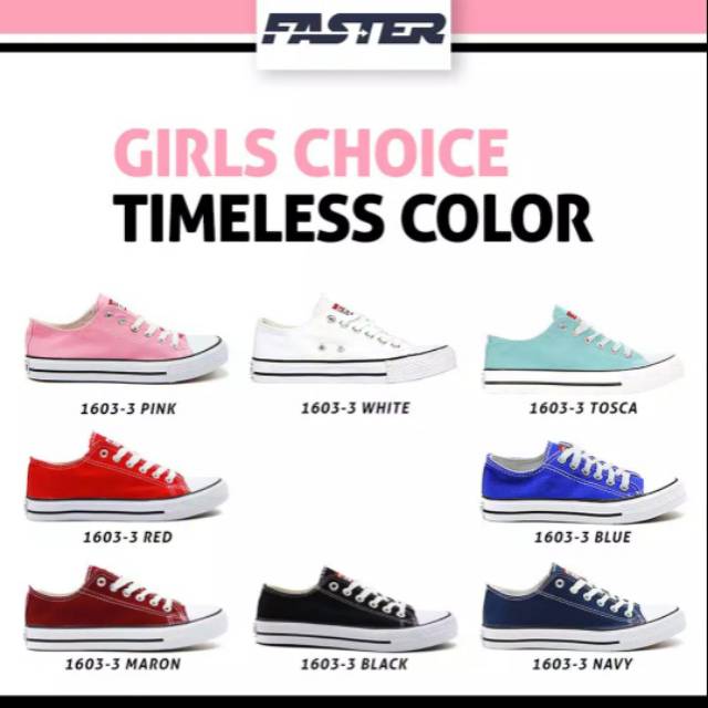 SEPATU WANITA SNEAKER FASTER