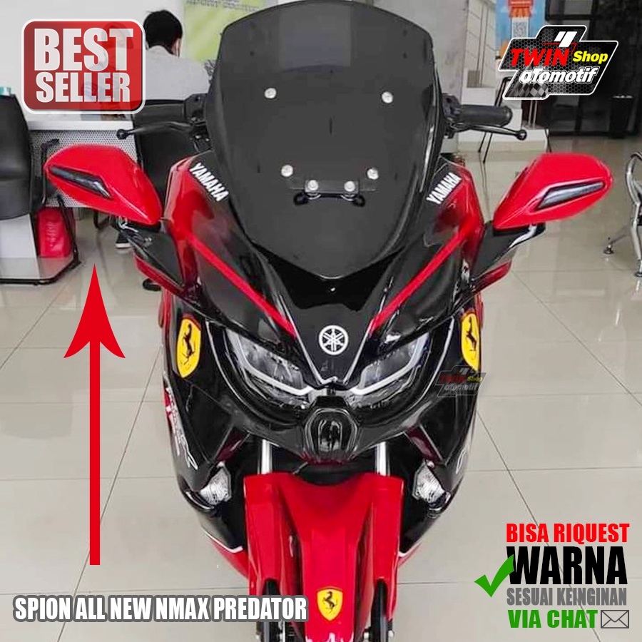 SPION ALL NEW NMAX PREDATOR 1 SET, SPION NMAX, SPION LIPAT NMAX WARNA MERAH FERRARI ATAU BISA RIQUES