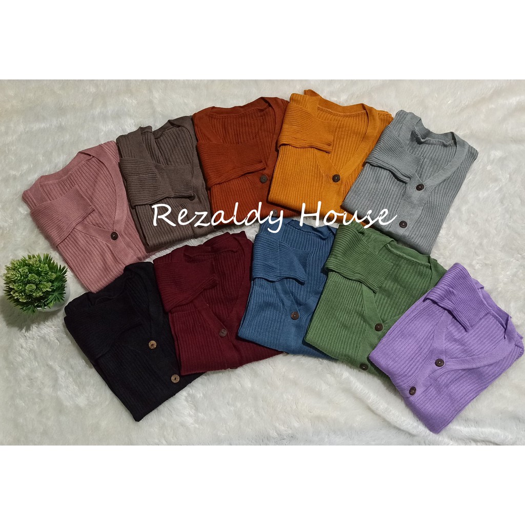 Silva Cardy - Cardigan Rajut Wanita Kancing 5