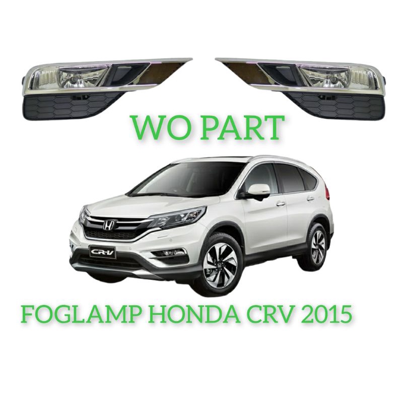 FOGLAMP LAMPU KABUT HONDA CRV 2015-2017 LAMPU DEPAN HONDA CRV LAMPU BAMPER FOGLAMP