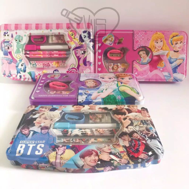 

Tempat Pensil Karakter Anak FULL SET Papan Tulis