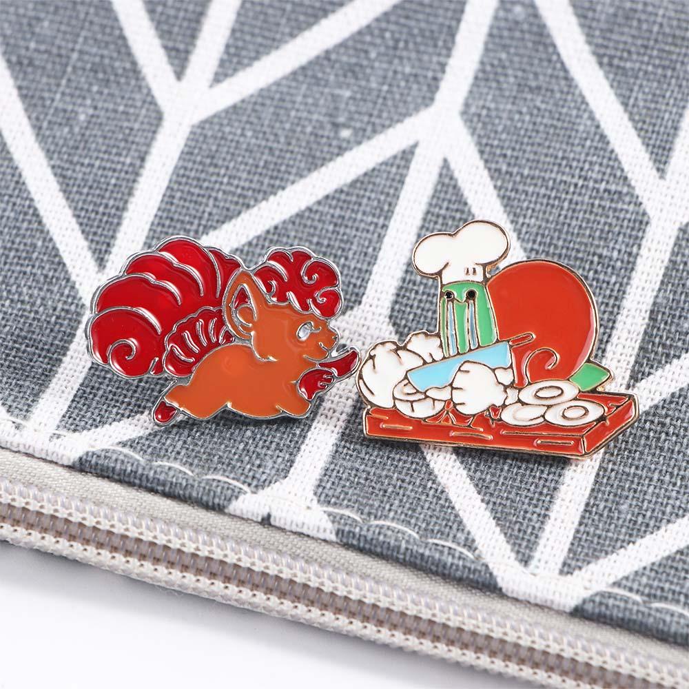 Needway   Landak Bros Lucu Kerah Bros Aksesoris Perhiasan Kodok Dinosaurus Lencana Pin Enamel Pin