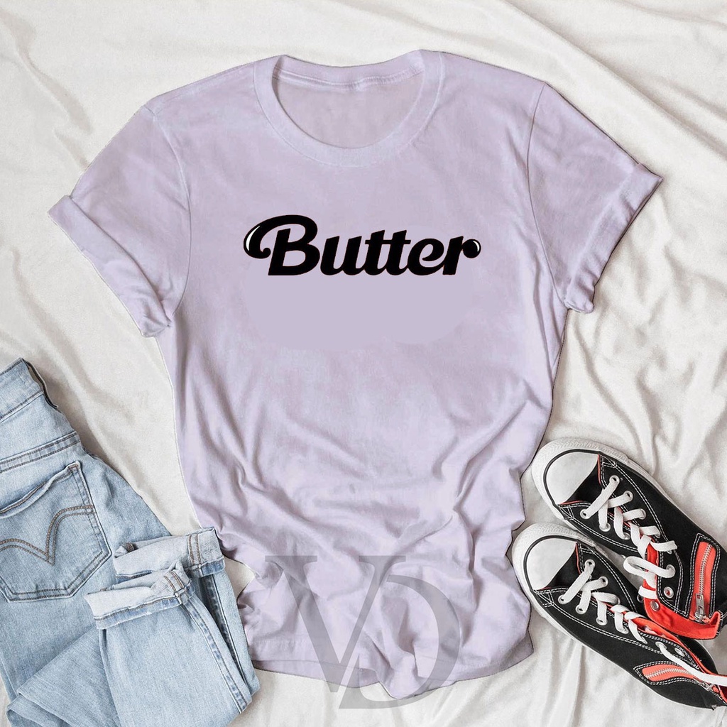 Baju Kaos BUTTER / tshirt Oversize / kaos jumbo bts army