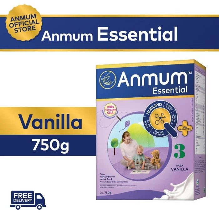 ANMUM ESSENTIAL 3 VANILA 750GR