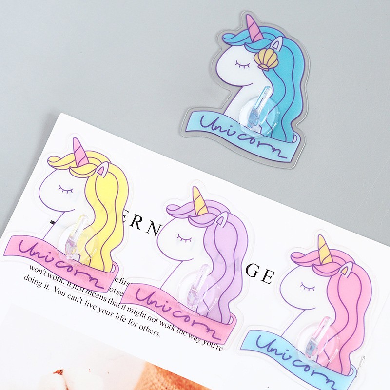  UNICORN  ADHESIVE WALL HOOK GANTUNGAN DINDING Shopee 