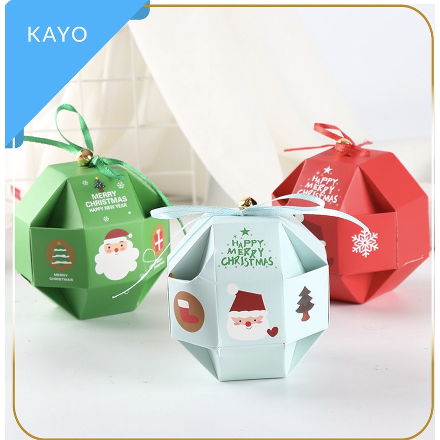 

Gift box Lonceng Natal kotak hadiah natal unik murah