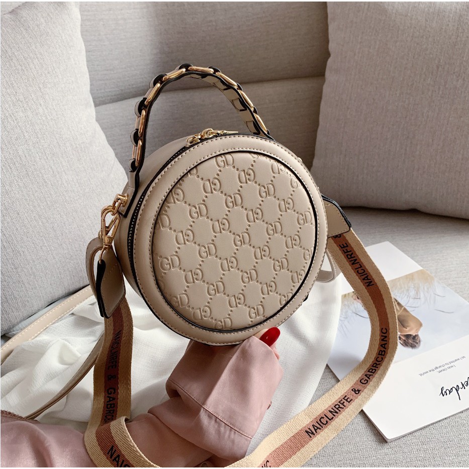TFT AX9815 92385 AX385 D01 D50 B1496 E436 C571  (2 PCS MUAT 1 KG) Tas Selempang Wanita import Tas Bulat