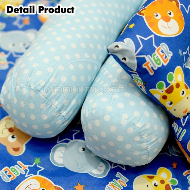 3in1 Baby Bed Set Bedcover BABY LEON Bantal Guling Kasur Alas ompol Matras Tidur bayi  waterproof