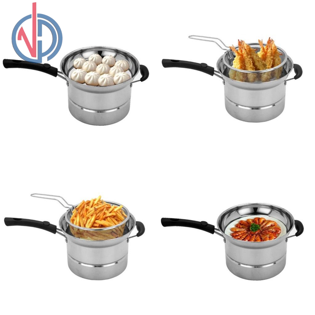 PANCI NOODLE POT 3 In 1 PANCI SERBAGUNA PANCI 3 IN 1 PANCI GORENG REBUS PANCI KUKUS PANCI STAINLESS PANCI MIE FREE PACKING BUBBLE VD