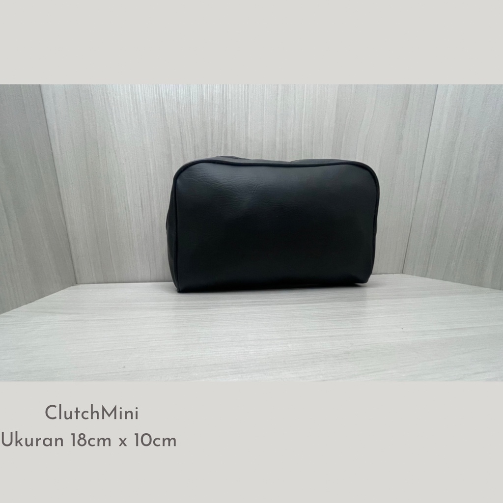 Dompet Clutch Polos Warna  Hitam