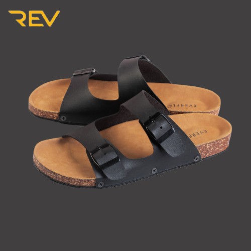 ☀ REV STORE ☀ Sandal Pria Ukuran Besar - Sendal Selop Pria Big Size - Sandal Kulit Pu Pria Jumbo