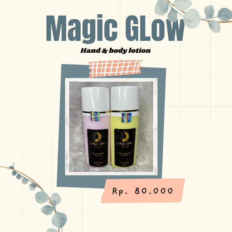 hb magic glow siang dan malam