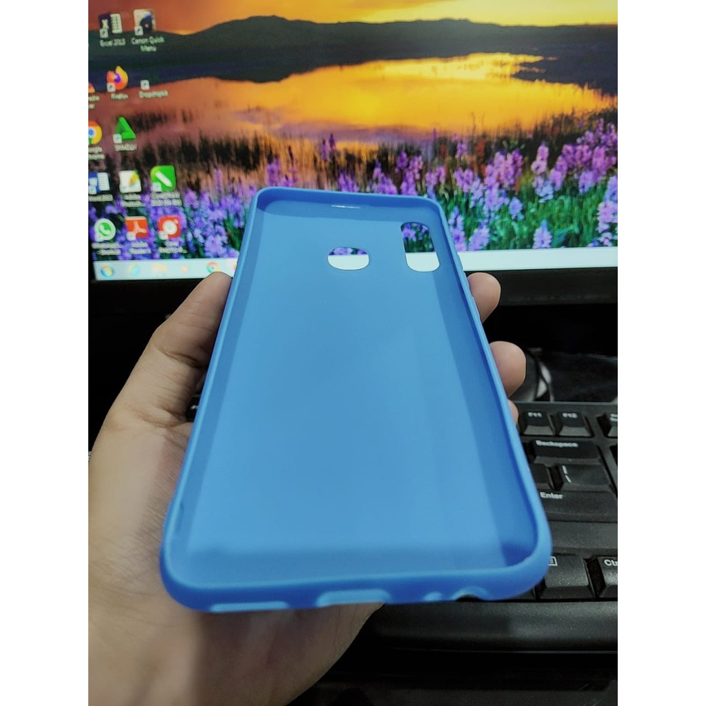 TPU MACARON Infinix Hot 8 6.52 Inchi Softcase Silicon Candy Anti Noda No Logo Full Cover