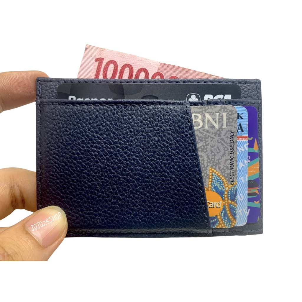 DOMPET KARTU / CARD HOLDER POLOS KULIT SINTETIS PRIA WANITA STT 58