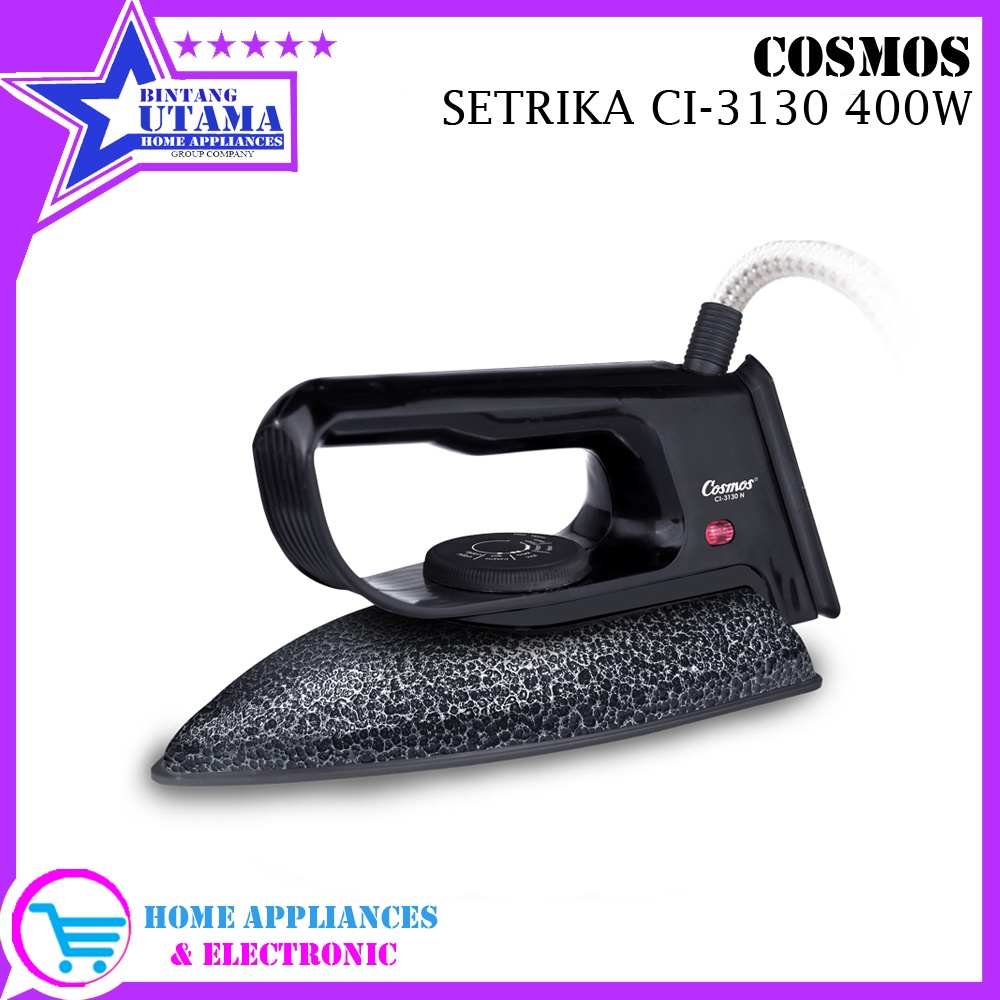 (COD) COSMOS SETRIKA CI-3130 N / CI 3130 N / CI3130N (400W) GARANSI RESMI