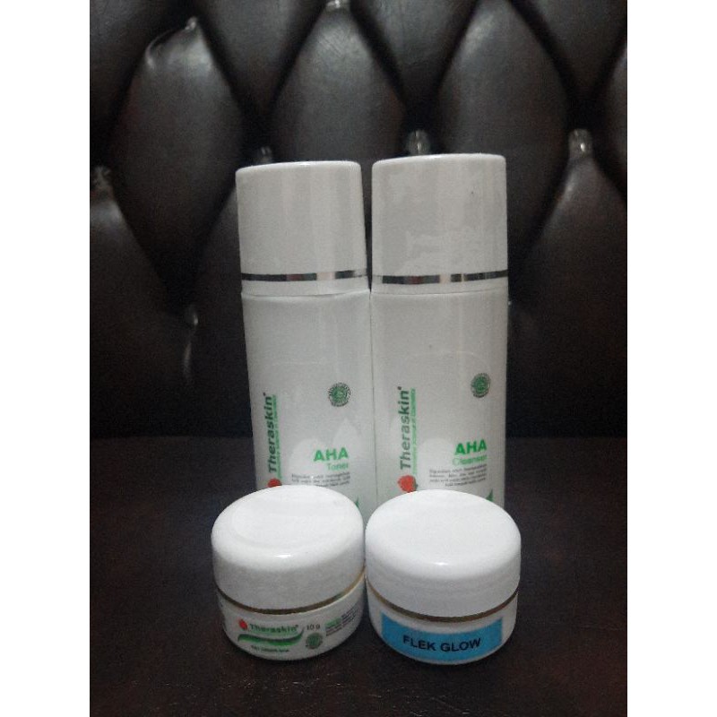THERASKIN PAKET PERAWATAN WAJAH FLEK HITAM AMPUH