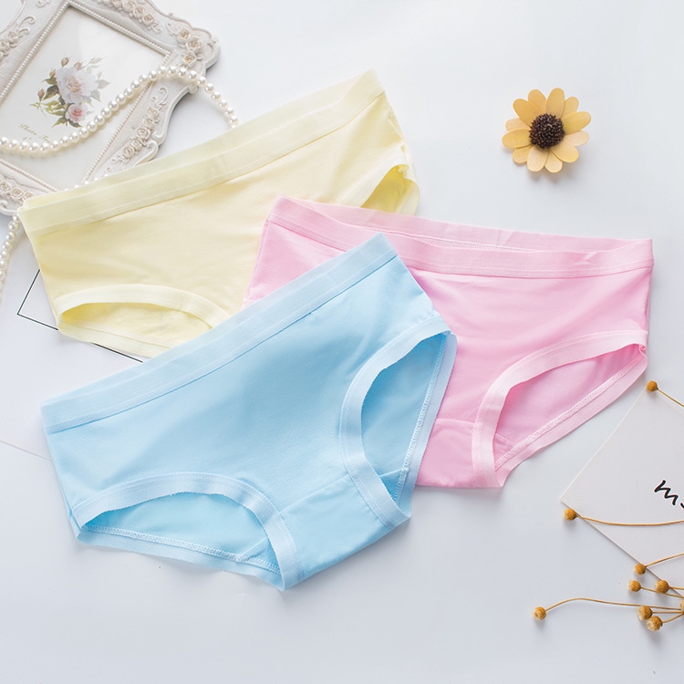 

Underpants Bamboo Fiber Underpants Gift Box Solid Color Ventilation Underpants