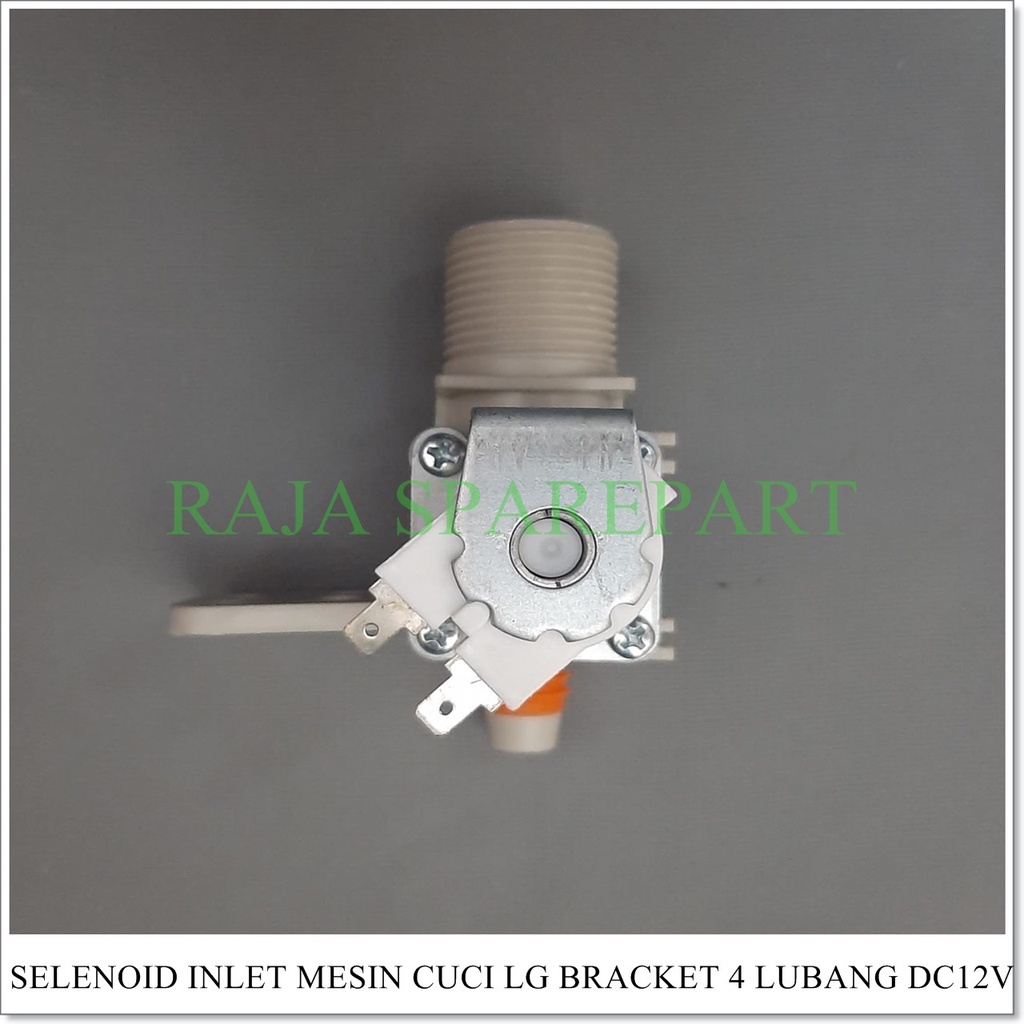 Selenoid / Water Inlet Mesin Cuci LG INLET SINGLE BRACKET LUBANG 4 (DC 12V)