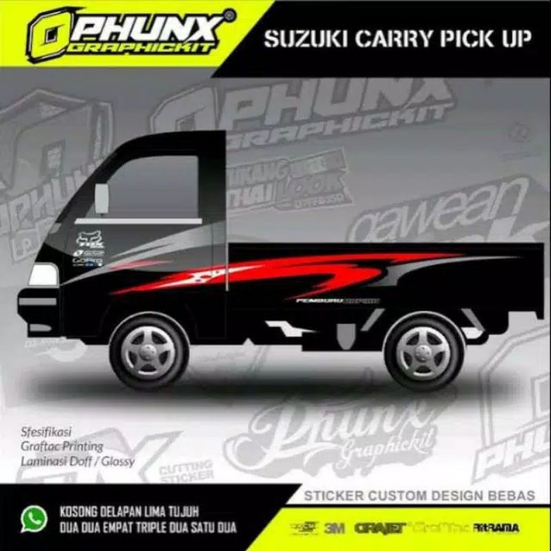 sticker cutting mobil pick up grandmax Suzuki L300 APV dll