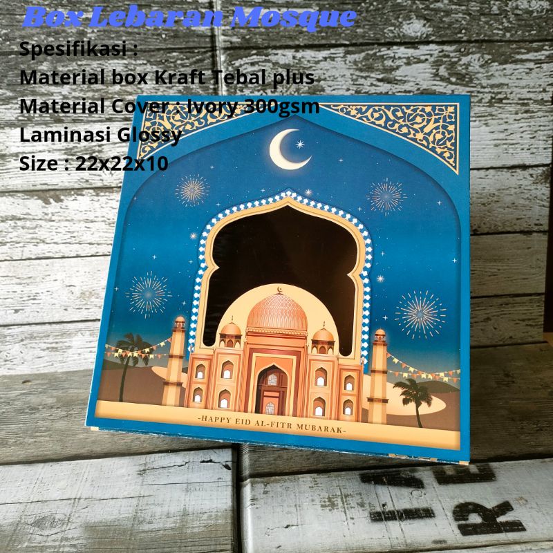 

Box Kue Lebaran IdulFitri Mosque (Harga per 3pcs)