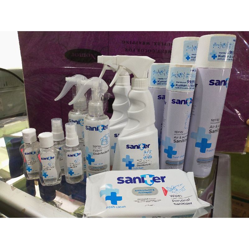 Hand Sanitizer Saniter & Desinfektan Spray