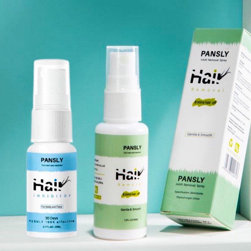 PANSLY Hair Removal 30ml penghilang bulu &amp; Hair Grow Inhibitor 20ml