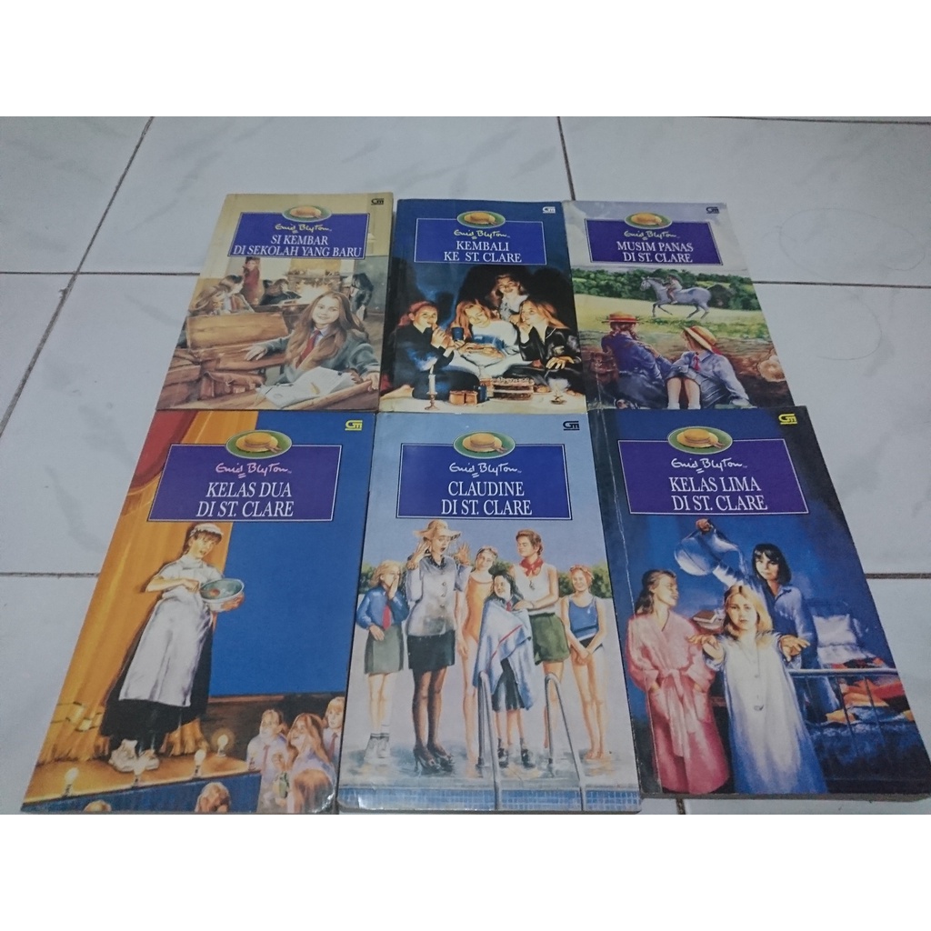 Novel Enid Blyton paket lengkap seri st clare