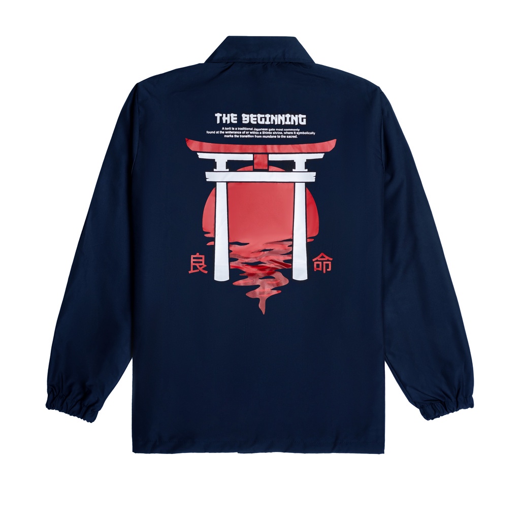 JAKET PRIA - JAKET COACH SALVIO HEXIA - JAKET WINDBREAKER - JAKET PARASUT - JAKET PARASUT PRIA-TORII NAVY