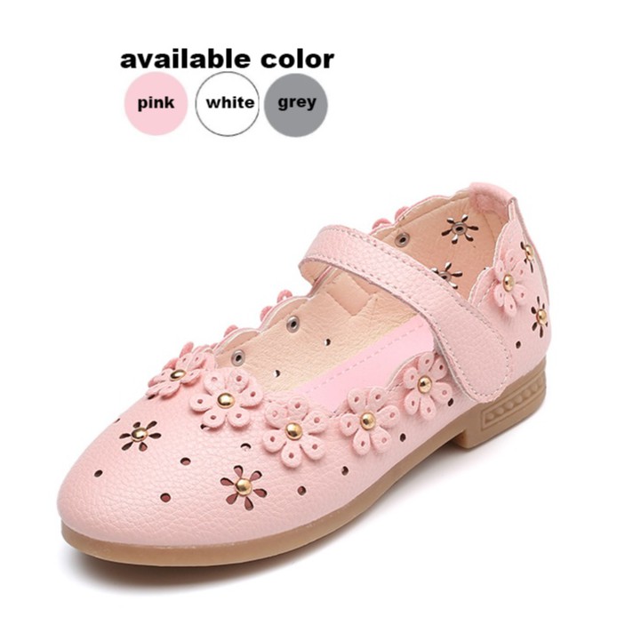 Sandal Sepatu Flat Flowround Sandal Sepatu Fashion Sandal Anak Perempuan Size 21-33 Usia 1-7 Tahun