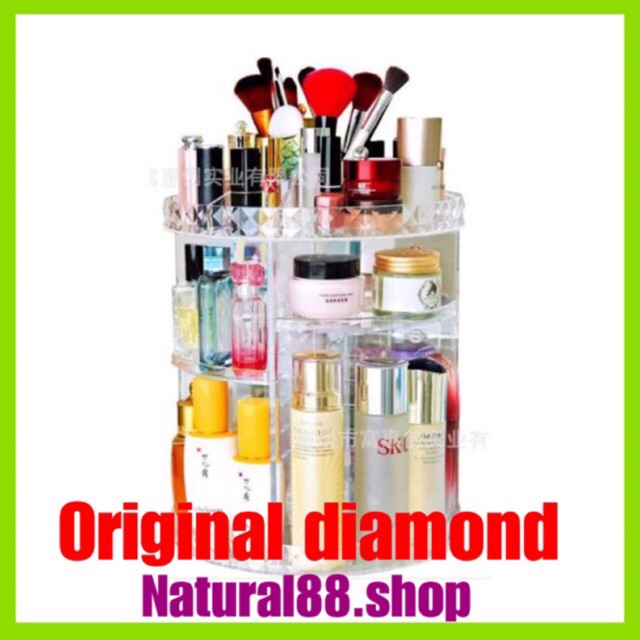  rak  kosmetik  diamond 360 derajat Shopee  Indonesia