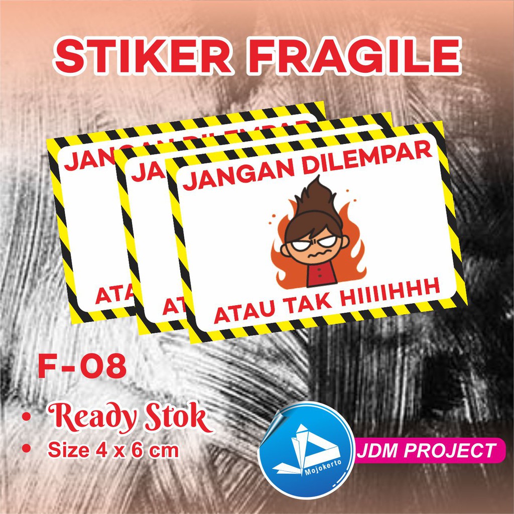 

[COD] STIKER FRAGILE STICKER PECAH BELAH AWAS JANGAN DIBANTING MURAH LUCU UNIK
