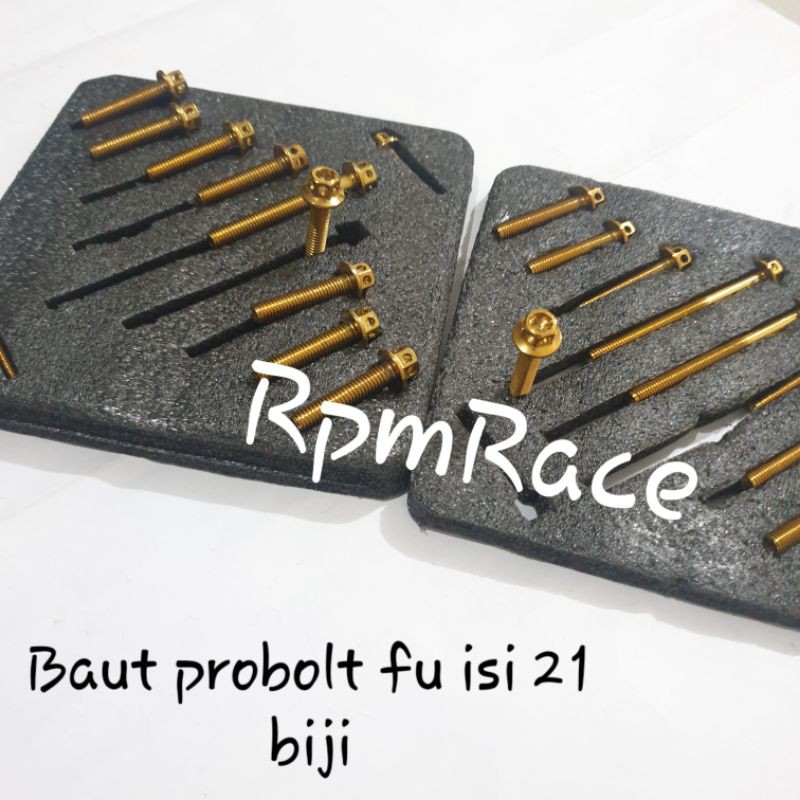 Baut Probolt Flower Satria Fu Bak Kopling Kiri Kanan baut probolt satria fu isi 21pc