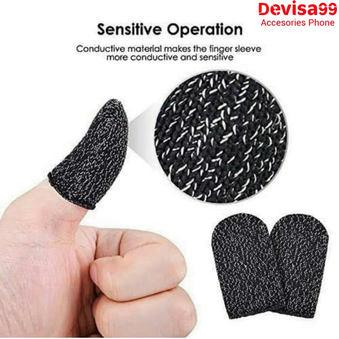 SARUNG JEMPOL JARI GAMING 1 PASANG 2 PCS / ANTI BASAH KERINGAT GAME GAMING GLOVES 1 PAIR 2 PCS / ANTI WET SWEAT GAME devisa99