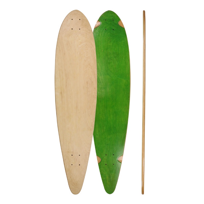 Dek Papan Seluncur Panjang 101CM 7 Tingkat Bahan Maple Kosong Ukuran 101CM