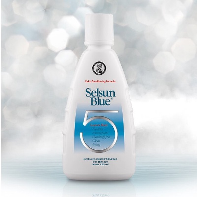 * NCC * SELSUN Shampoo Conditioner Blue Five 5 Yellow Hair Care Anti Ketombe Double Impact