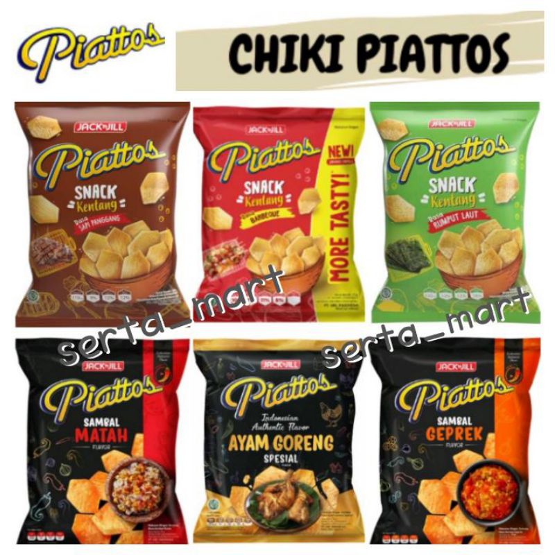 

Piattos Snack Kentang 75gr Sapi Panggang / Rumput Laut / Sambal Matah / Geprek