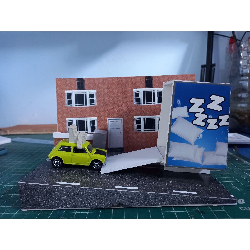 diorama matchbox mr.bean