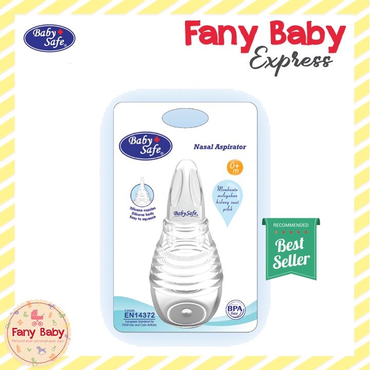 BABY SAFE SILICONE NASAL ASPIRATOR / P12NAS01