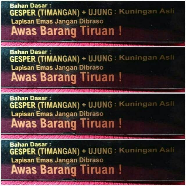 Sabuk PDH Kemhan Loind Catur