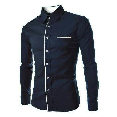 Kemeja Pria Peter   Lengan Panjang   Slim Fit   Casual   Trendy   Kerja   Modis   Formal   Fashion