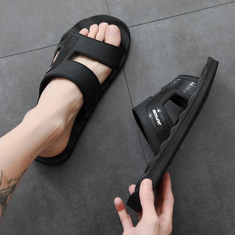 100% Import Sendal Pria Outdoor Sandal Pria Sendal Gaya Jepang Casual Sol Karet Tahan Aus Non-Slip N